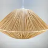 Lámpara de Sombra Tejida a Mano con Cuerda de Papel al por Mayor, Lámpara de Sombra Estilo Pastoral Arte en Papel