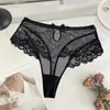 Bragas de Malla de Encaje Sexy Estilo Japonés para Mujer con Lazo y Diseño de Entrepierna Abierta