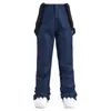 Pantalones de Esquí Impermeables y a Prueba de Viento para Hombres y Mujeres, Snowboard y Esquí, Engrosados y Cálidos, Pantalones Largos Elásticos Desmontables para Exteriores al por Mayor para Hombres
