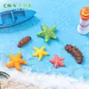 Micro paisajismo creativo simulación pequeña estrella de mar pepino de mar botella ecológica paisajismo de playa accesorios decorativos DIY mini adornos pequeños