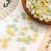 Nuevo broche de acacia de esmalte de color jade imitación chino, hoja de loto, mariposa mixta al por mayor, accesorios de joyería DIY al por mayor