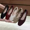 Zapatos planos Chuyuji estilo francés, suela blanda, versátiles, Mary Janes coreanos, moño elegante, bailarinas estilo hada