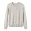 Serie de Lujo Hilo 100% Lana Merino Australiana de Máxima Calidad Suéter Cardigan Tejido Puyuan