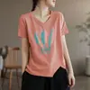 Comercio exterior transfronterizo último lote de comercio exterior marca grande etiqueta cortada ropa de maternidad camiseta de manga corta versátil a la moda elegante top camisa de capa base