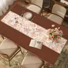 Mantel para Mesa de Comedor Estilo Nuevo 2026, Lujo Ligero y Sensación de Alta Gama, Mantel para Mesa de Centro de Sala de Estar, Impermeable, Resistente al Aceite, Resistente al Calor, Protector de Mesa