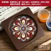 Posavasos de Esmalte Cloisonné Materiales Hechos a Mano para DIY Base Electrónica de Cloisonné Artesanía Tradicional Obras de Arte Tarea Regalo para Team Building