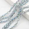 6*8 vidrio de cristal para abalorios color de galvanoplastia DIY hecho a mano abalorios al por mayor suministro directo de fábrica accesorios de joyería abalorios sueltos
