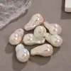 2026 Nuevos Accesorios de Alta Gama para Pulsera y Collar DIY, Forma de Diosa, Perlas de Imitación de Agua Salada Huecas, 15*26mm