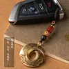 Pingente de Chave de Carro de Latão Time-to-Time Chaveiro de Transferência Segura Personalidade Criativa Masculino e Feminino Joia de Bolsa de Alta Qualidade