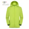Chaqueta de piel cortavientos de verano, Ropa impermeable y protección solar para hombre, Ropa de protección solar para exteriores, Color liso con logo, En stock