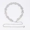 Novo Cinto de Metal para Mulheres, Acessório de Saia Versátil e Fashion, Corrente de Alta Qualidade para Marcar a Cintura, Corrente de Cintura Floral Estilo Chanel