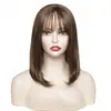 Peruca Europeia e Americana Transfronteiriça Cabelo Curto Cabeça de BoBo Fivela Peruca Touca Moda Amazon Quente Peruca Longa