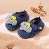 Zapatillas de algodón para bebé Little Deer Mili de 1 a 3 años, estilo otoño e invierno, suela suave, antideslizantes, talón cerrado, zapatillas de casa de dibujos animados para niños