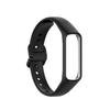 Para Samsung Galaxy Fit-e /SM-R375 Pulseira de Silicone fite Pulseira de Silicone de Uma Peça com Fivela de Metal