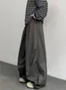 Pantalones parachute de pierna ancha de alta gama, nueva colección de otoño para hombre y mujer, con un estilo relajado y casual, corte holgado y longitud larga