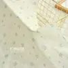 Patrón de Rayas Caladas Algodón Puro Estilo Coreano Fresco Tela Grado A para Cortinas de Madre y Bebé, Camisas y Vestidos