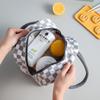 Bolsa para comida Yiwu, tela Oxford, bolsa aislante de celosía de burbujas, bolsa para el almuerzo impermeable, bolsa para lonchera con arroz, bolsa para el almuerzo de picnic
