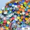 Lagos de Peixe de Vidro Mosaico 1200 Colorido Cristal Feito à Mão DIY Crianças Bar Lago dos Desejos Varanda