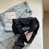 Bolso Estampado Minimalista Estilo Japonés 2026 Nueva Versión Coreana Bolso Cruzado Simple Casual de Hombro Bolso Tipo Dumpling de Nylon