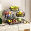Placa de Frutas Multicamadas para Novo Produto Transfronteiriço, Cesta de Frutas para Mesa de Centro de Sala de Estar, Prateleira de Armazenamento para Mesa de Jantar, Display de Doces e Frutas Secas