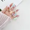 Estilo celebridad de internet moderno colorido hecho a mano con cuentas cadena para teléfono móvil colgante de amor colgante niña bolso adornos para funda de teléfono