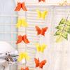 Suministro Directo de Fábrica de Guirnaldas de Papel de Mariposas Coloridas para Decoraciones de Ventanas de Centros Comerciales, Letreros para Celebración de Bodas y Guirnaldas de Lazo