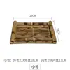 Produtos de Cesta de Bambu Feitos à Mão, Cestas Portáteis para Confeitaria e Lanches, Bandejas de Palha para Lanches, Cestas de Bambu, Cestas para Armazenamento de Vegetais