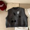 Chalecos para Niños, Chalecos de Punto para Niños, Estilos de Primavera y Otoño para Niños Pequeños y Medianos, Tops de Otoño, Suéteres para Bebés Niñas, Tendencias Versátiles de Ropa de Otoño