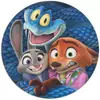 Insignias Periféricas de Zootopia 2, Insignias de Hojalata, Llaveros de Espejo Redondo Pequeño, Accesorios de Colgante Lindos