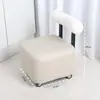 Cadeira pequena com roda universal banquinho para trocar de sapato em casa banquinho de assento para entrada cadeira de rodas banquinho móvel banquinho de sala banquinho baixo com rodinhas