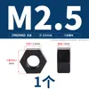 Tuerca de Plástico Nylon Transparente Hexagonal Tuerca Tapa de Tornillo de Plástico M2M2.5M3M4M5M6M8M10M12