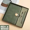 Set de Regalo de Cuaderno Personalizable con Logo, Bloc de Notas Engrosado, Cuaderno de Negocios, Registro de Oficina, Memoria USB