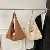 Bolso Tote de Lana de Cordero de Gran Capacidad para Mujer 2025 Otoño Nuevo Lona Felpa Textura de Alta Calidad Bolso de Hombro Único