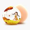 Esponja de Maquillaje en Polvo Nube de Algodón Gotas de Agua Hojas Caídas Conoce el Otoño Venta al por Mayor Personalizado Serie de Principios de Otoño Súper Suave No Absorbe el Polvo Herramientas de Belleza