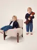 Suéter Jellybaby para Niños 2026 Otoño Nuevo Cárdigan de Lana para Niños Ropa de Bebé Tejidos de Punto para Niños