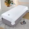 Sábana a prueba de polvo e impermeable para cama de belleza, transpirable y amigable con la piel, sábana para cama de salón de belleza, cubierta para cama de masaje con agujero abierto, cama individual