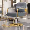 Silla de Peluquería para Barbería, Silla de Salón, Silla de Aseo, Silla para Cortar el Cabello, Ajustable y Giratoria, Reposabrazos de Acero Inoxidable, Silla de Peluquería Grande
