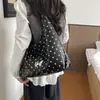Bolsa de Mão Transfronteiriça Tendência Estilo Mori Bolsa Pequena Bolsa Feminina Verão 2026 Nova Bolsa de Ombro Único Elegante com Bolinhas Bolsa para Ir ao Trabalho Bolsa de Axila