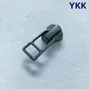 Zíper YKK Não. Zíper de metal com 5 dentes e cabeça de zíper automática quadrada para carcela de roupas e botas