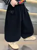 2519 Pantalones de Invierno para Niños 2026 Nuevo Estilo Pantalones de Terciopelo Tipo Linterna de Una Pieza Ropa de Invierno para Bebé Niño Pantalones Engrosados con Terciopelo Adicional