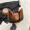 Diseño de Nicho Color de Contraste Bolso Pequeño para Mujer 2025 Nueva Moda Retro Bolso de Hombro Debajo del Brazo Bolso de Mano Casual