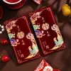 Sobre Rojo de Boda Dinero de Regalo 2026 Nuevo Estilo de Alta Gama para la Boda de Mejores Amigos, Regalo de Boda de Mil Yuanes, Regalo de Reunión, Sobre de Dinero de la Suerte