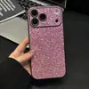 Capa de Celular Acrílica com Diamantes Flash Adequada para Apple 17Promax Estilo Girly Película de 16 Lentes 15 Criativa 13/14/17