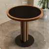 Mesas y sillas de estilo rústico para restaurantes de alta gama, cafeterías y restaurantes de fusión de moda y nicho que sirven cocina occidental, hechas de madera maciza