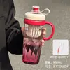 Taza Grande de Gran Capacidad 2025 Nueva para Mujer de Alto Valor Portátil de Paja con Popote para Mujeres Embarazadas y Madres