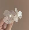 Pendientes de perlas y flores para mujer, diseño exclusivo, 2024, nuevos, explosivos, ligeros, de lujo, elegantes, de verano.