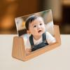 Nuevo Portafotos de Mesa Estilo Japonés Estilo Ins Marco de Fotos Acrílico de Madera Maciza en Forma de U Venta al por Mayor Lavado de Fotos Nuevo Chinoiserie Venta al por Mayor
