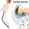 Almohadillas para Talón de Tenis, Almohadillas Adhesivas Antideslizantes para Zapatos de Tacón Alto, Agarraderas para Talón Anticaídas, Plantillas de Medio Tamaño Engrosadas y Anti-Desgaste