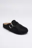 2026 Novo Modelo Birkenstock de Camurça com Strass e Solas Macias, Confortáveis e Versáteis para Uso ao Ar Livre, Calçados Casuais Slip-On Antiderrapantes com Fivela Quadrada