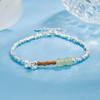 Pulsera de plata rota de jade Hetian para mujer, moda de alta calidad, popular, personalizada, cristal de vidrio, joyería de otoño e invierno